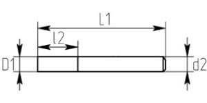 Борфреза цилиндрическая A; A1 повышенной точности
