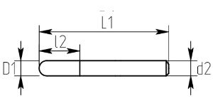 Борфреза сфероцилиндрическая C; C1 повышенной точности
