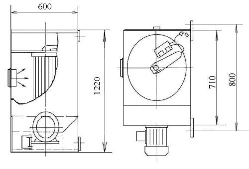ФМС-1200-1 стационарные механические фильтры с автоматической очисткой