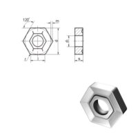 HNUM (11114) пластина сменная шестигранная ГОСТ 19068-80