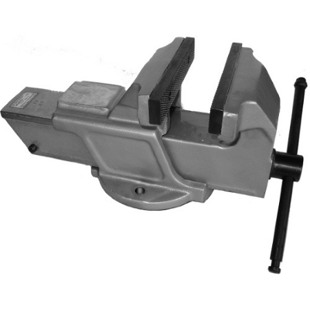Тиски слесарные поворотные стальные с наковальней (БСЗП)