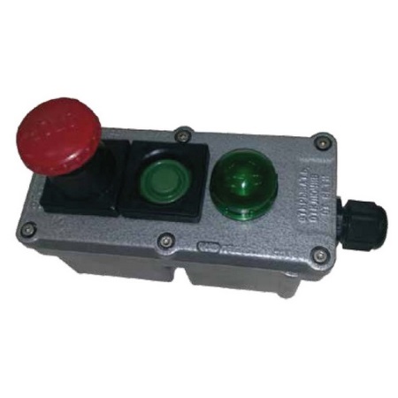 Посты управления взрывозащищенные кнопочные типа ПВК с индикацией (2ExedIICТ6)
