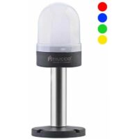 Сигнальная лампа RGB SNT-B74-RGB постоянного свечения мигающая стробоскопическая или вращающаяся с зуммером 12V-24V/DC